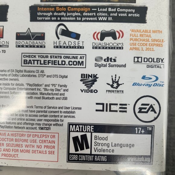 Playstation 3 Battlefield Bad Company 2 complete - Picture 6 of 8